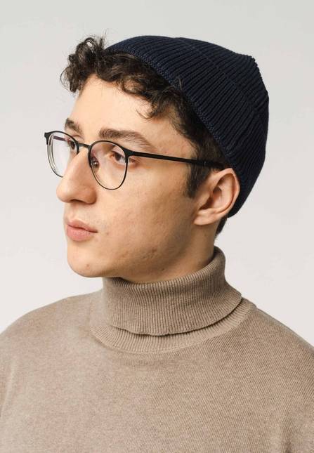 Melawear Unisex Kurze Rippstrick Mütze RAFI