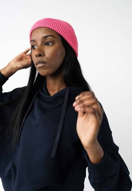 Melawear Unisex Kurze Rippstrick Mütze RAFI