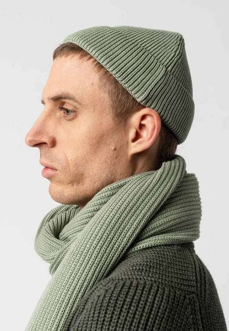 Melawear Unisex Kurze Rippstrick Mütze RAFI