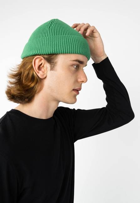 Melawear Unisex Kurze Rippstrick Mütze RAFI