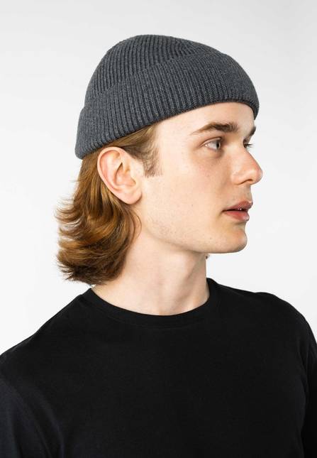 Melawear Unisex Kurze Rippstrick Mütze RAFI