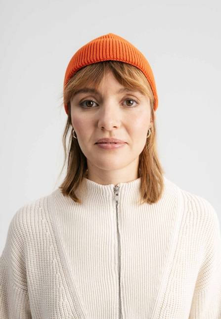 Melawear Unisex Kurze Rippstrick Mütze RAFI