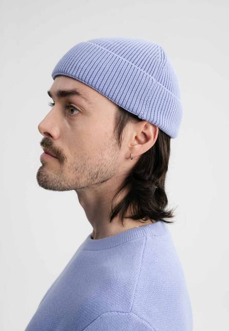 Melawear Unisex Kurze Rippstrick Mütze RAFI
