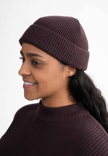 Melawear Unisex Kurze Rippstrick Mütze RAFI