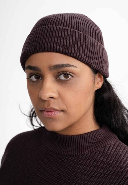 Melawear Unisex Kurze Rippstrick Mütze RAFI