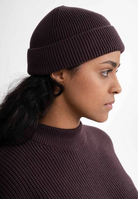 Melawear Unisex Kurze Rippstrick Mütze RAFI