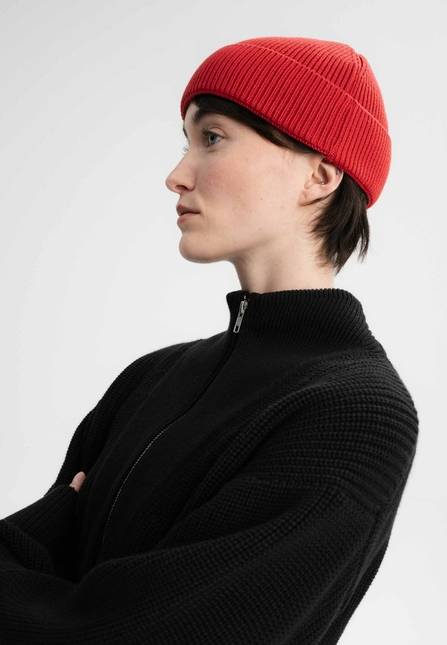 Melawear Unisex Kurze Rippstrick Mütze RAFI