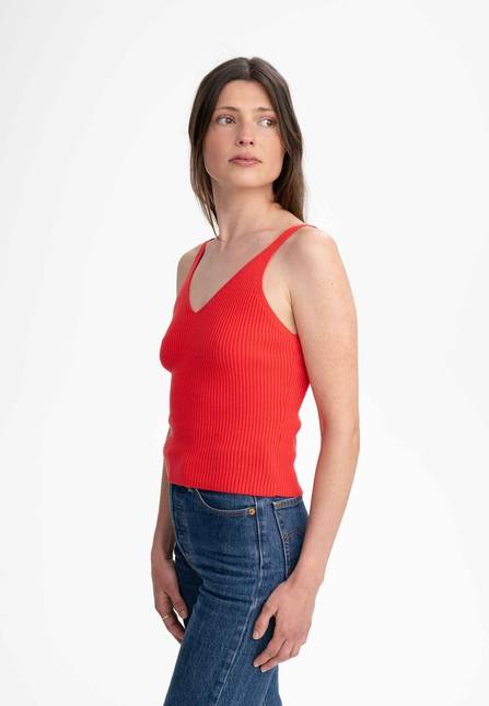 Melawear V-Neck Strick Top RHADA