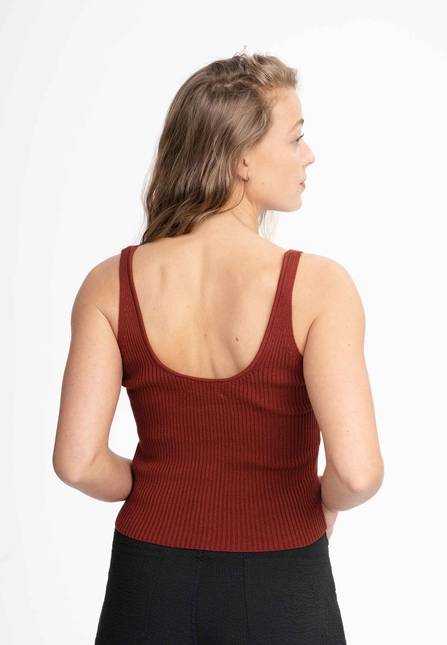 Melawear V-Neck Strick Top RHADA