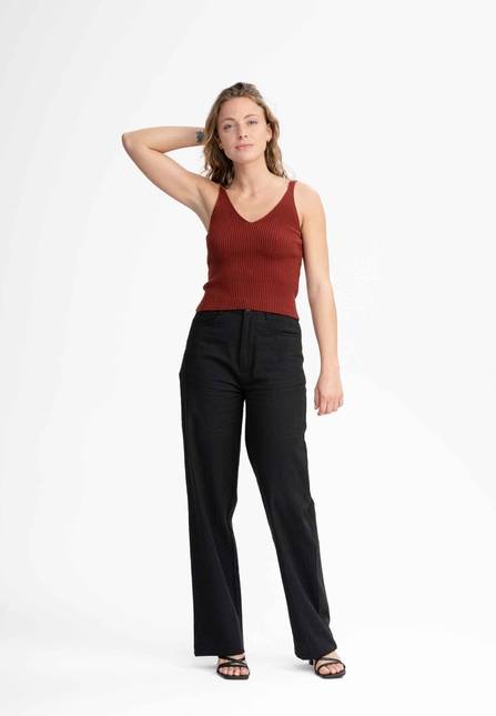 Melawear V-Neck Strick Top RHADA