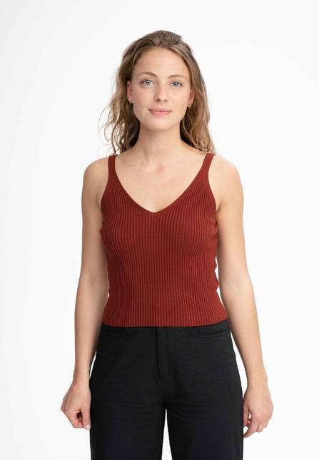 Melawear V-Neck Strick Top RHADA