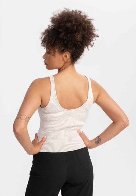 Melawear V-Neck Strick Top RHADA