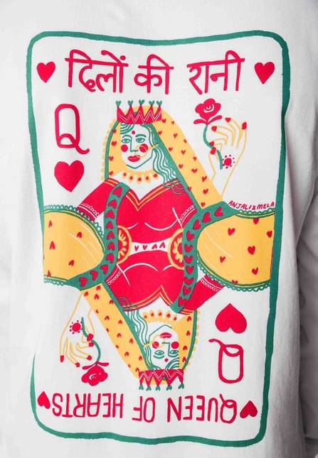 Melawear Oversized Langarmshirt Artist Edition Anjali