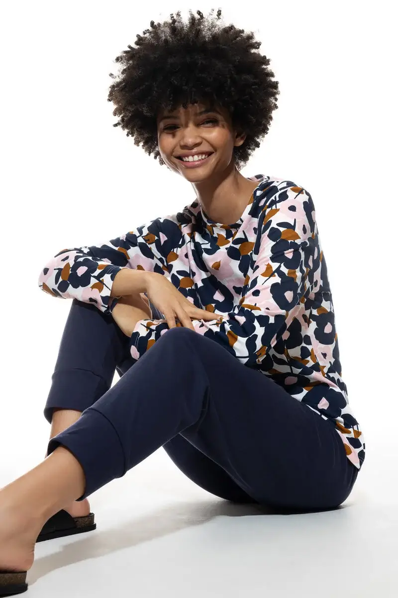 Merxx Anzug Lang Serie Abstract Flowers