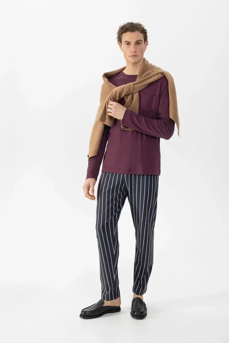 Merxx Anzug Lang Serie Contrast Stripe