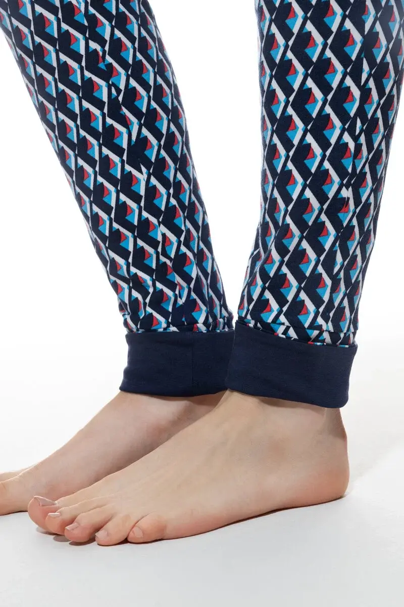Merxx Hose Lang Serie Athletic Flower