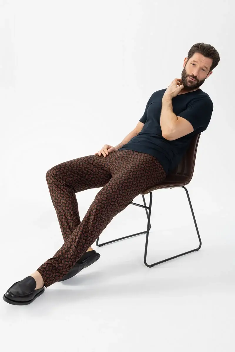 Merxx Hose Lang Serie Silhouettes Pattern