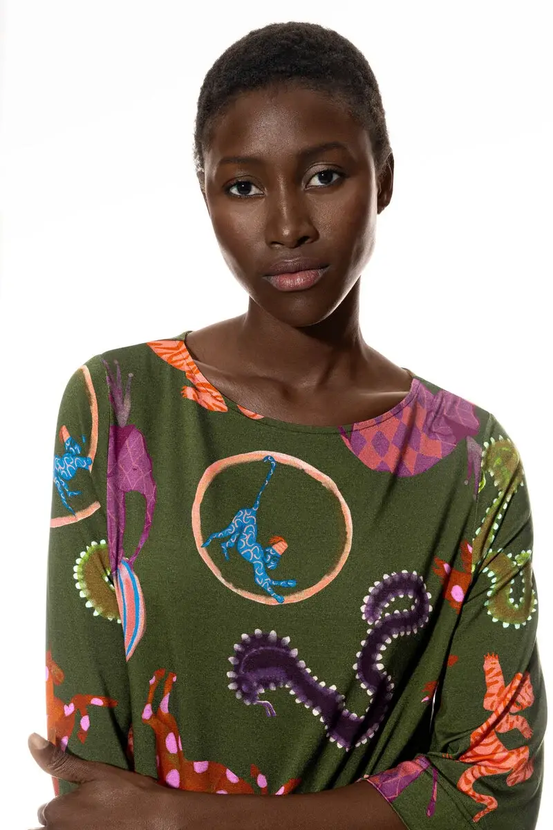 Merxx Nachthemd 3/4 Arm Serie Love Circus