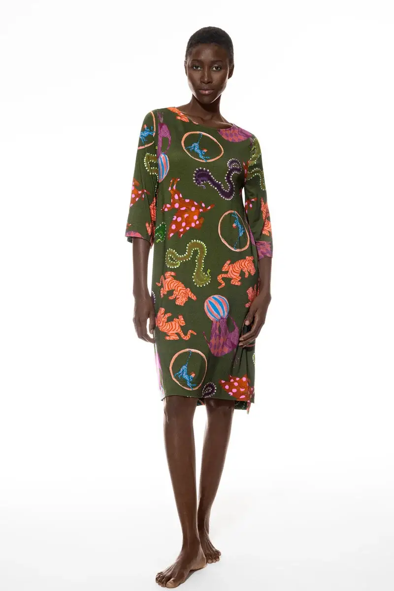 Merxx Nachthemd 3/4 Arm Serie Love Circus