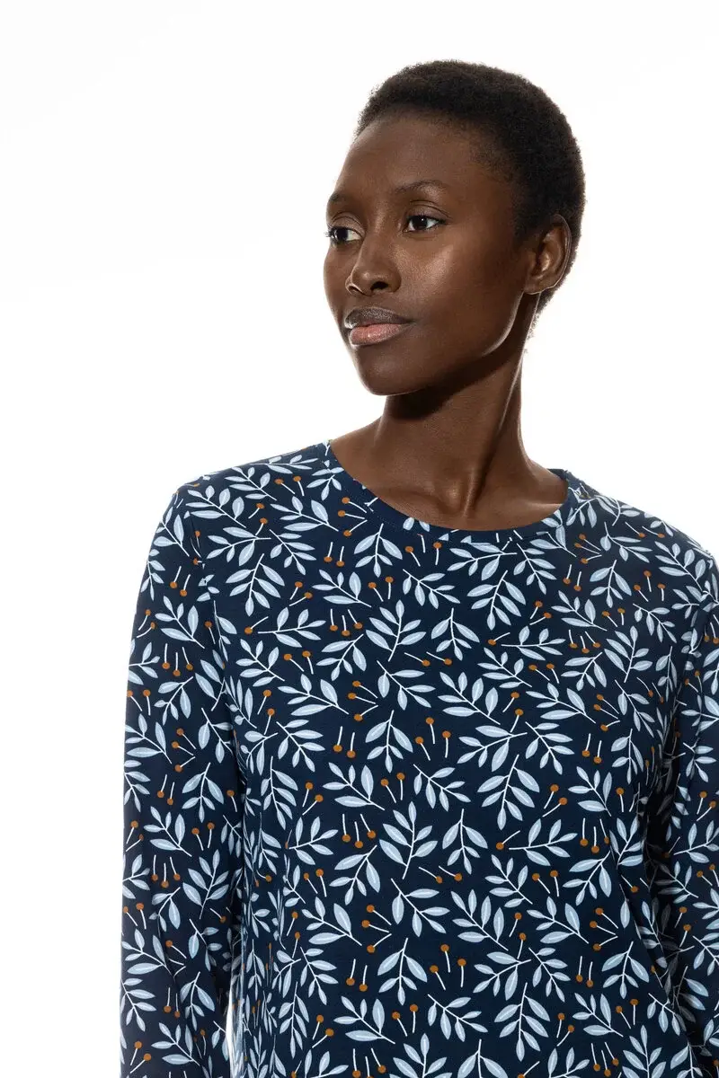 Merxx Nachthemd Langarm Serie Branches