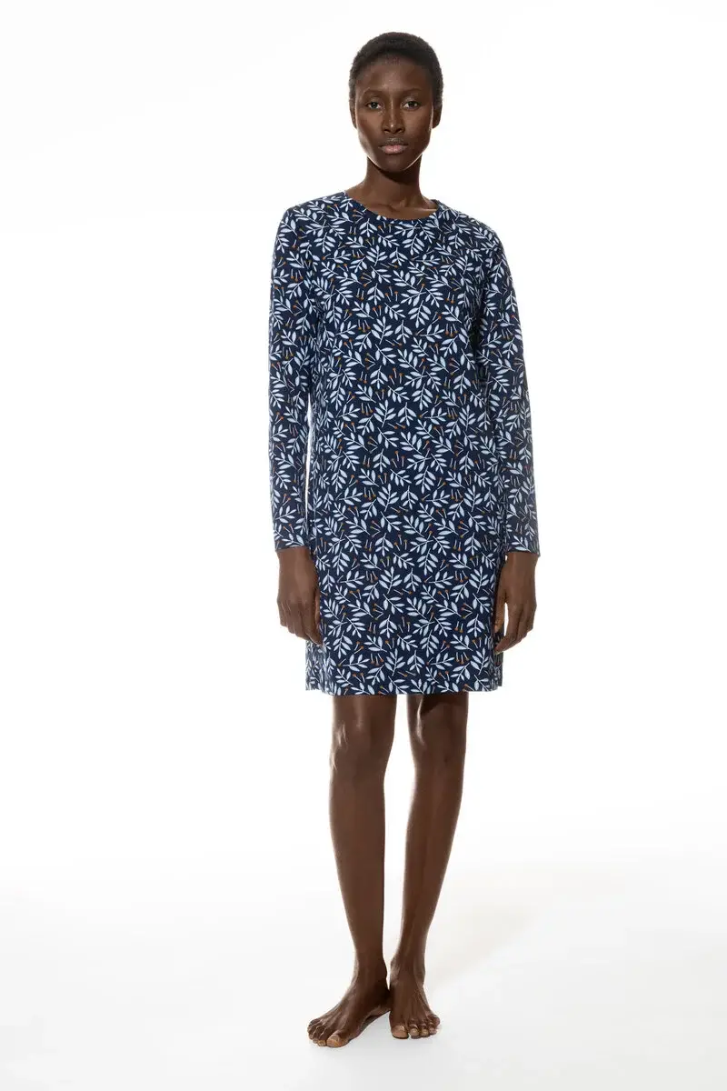 Merxx Nachthemd langarm Serie Branches