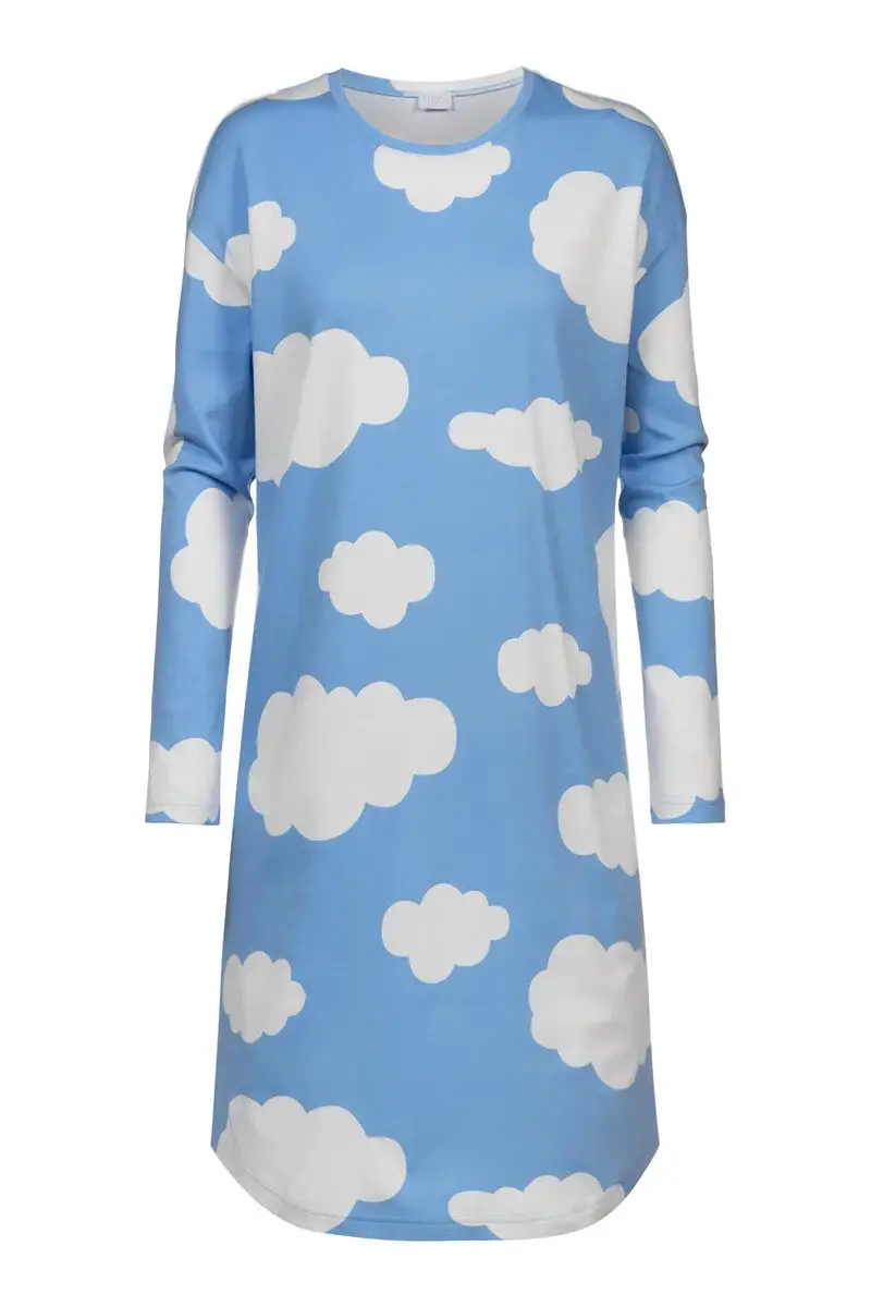 Merxx Nachthemd Langarm Serie Clouds