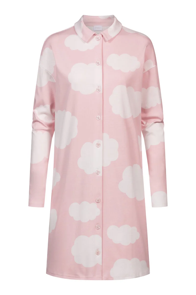 Merxx Nachthemd Langarm Serie Clouds