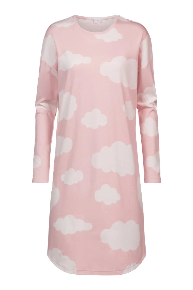Merxx Nachthemd Langarm Serie Clouds