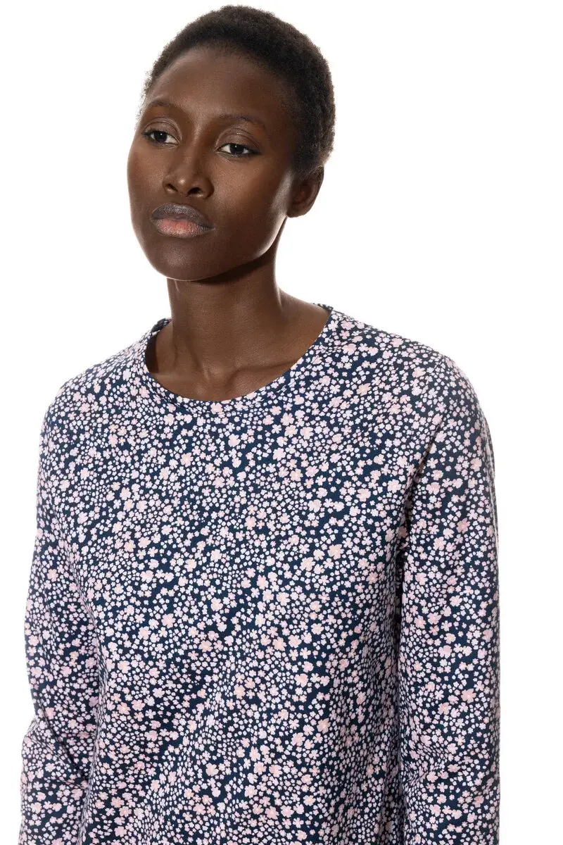 Merxx Nachthemd Langarm Serie Endless Blossom