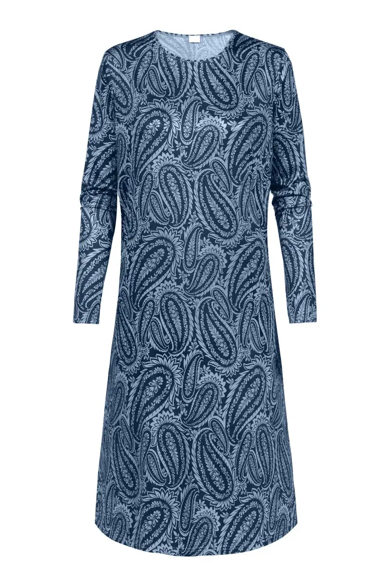 Merxx Nachthemd Langarm Serie Floral Paisley