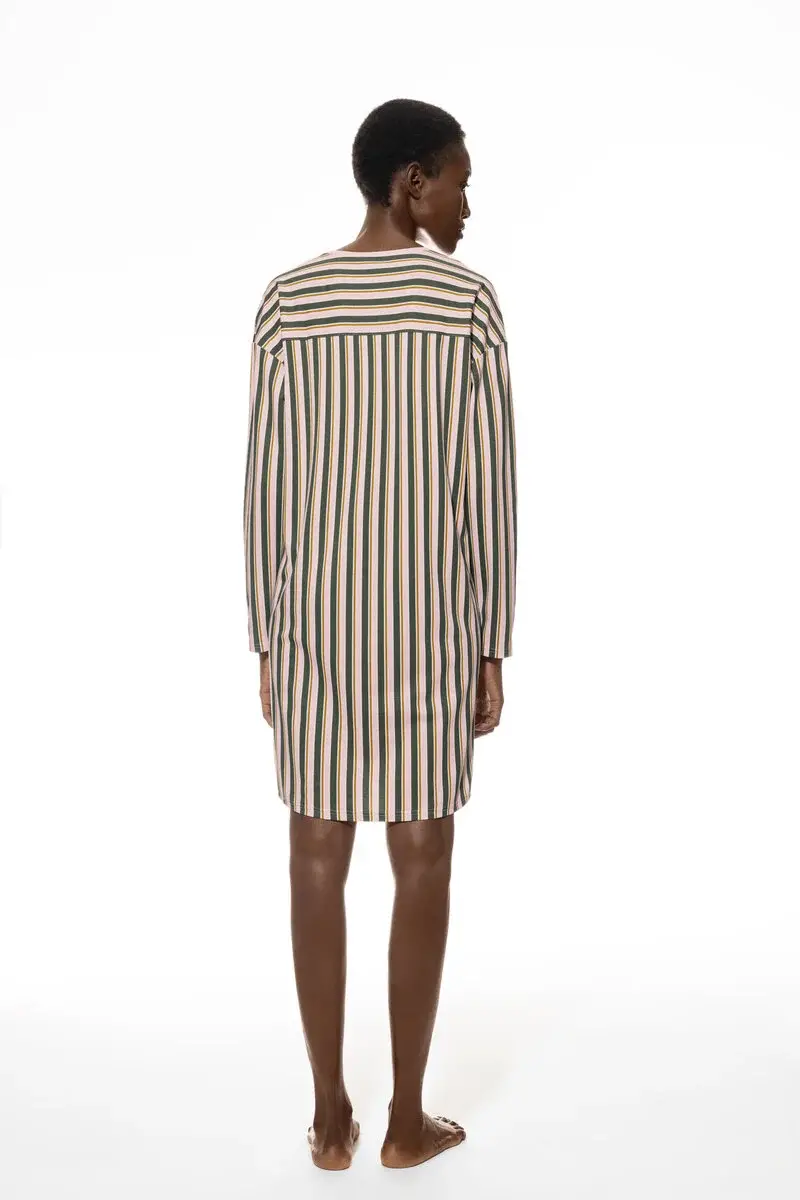 Merxx Nachthemd Serie Vivid Stripes