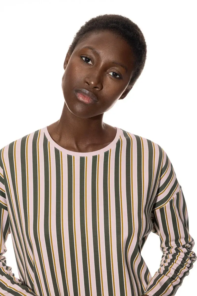 Merxx Nachthemd Serie Vivid Stripes