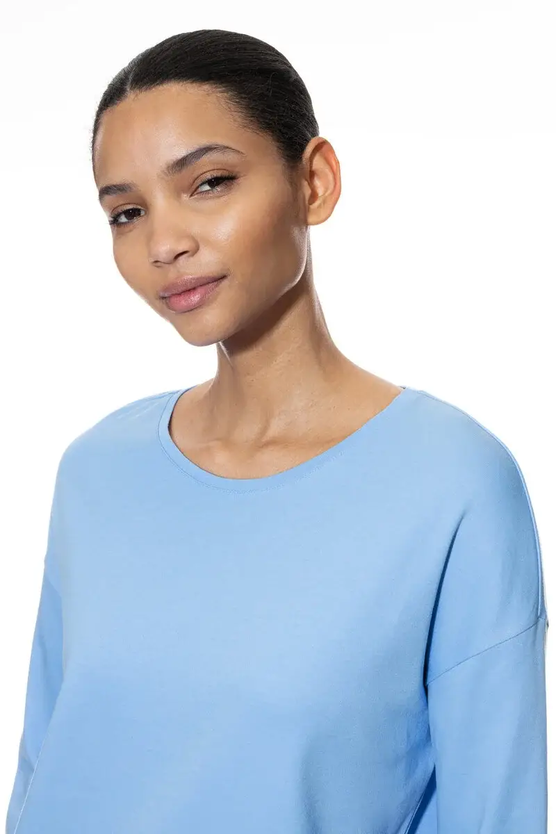 Merxx Pyjama Shirt Langarm Serie Clouds