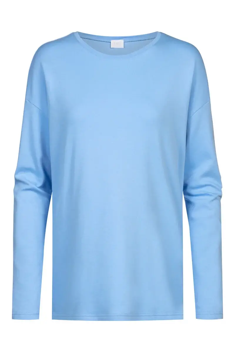 Merxx Pyjama Shirt Langarm Serie Clouds