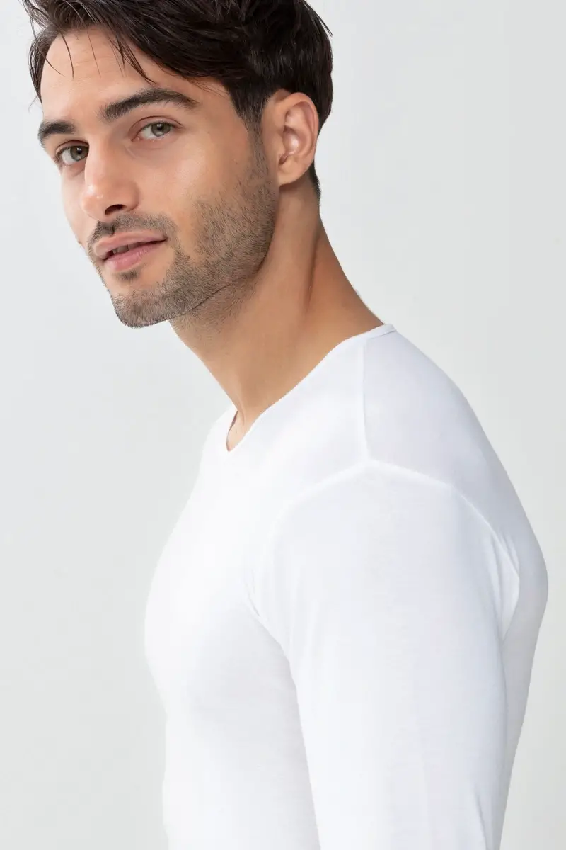 Merxx Shirt Langarm Serie Casual Cotton