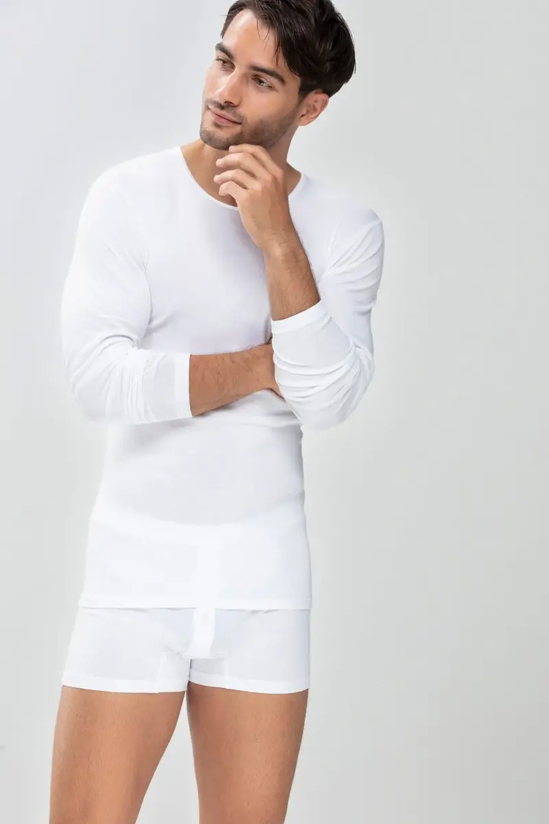 Merxx Shirt Langarm Serie Casual Cotton