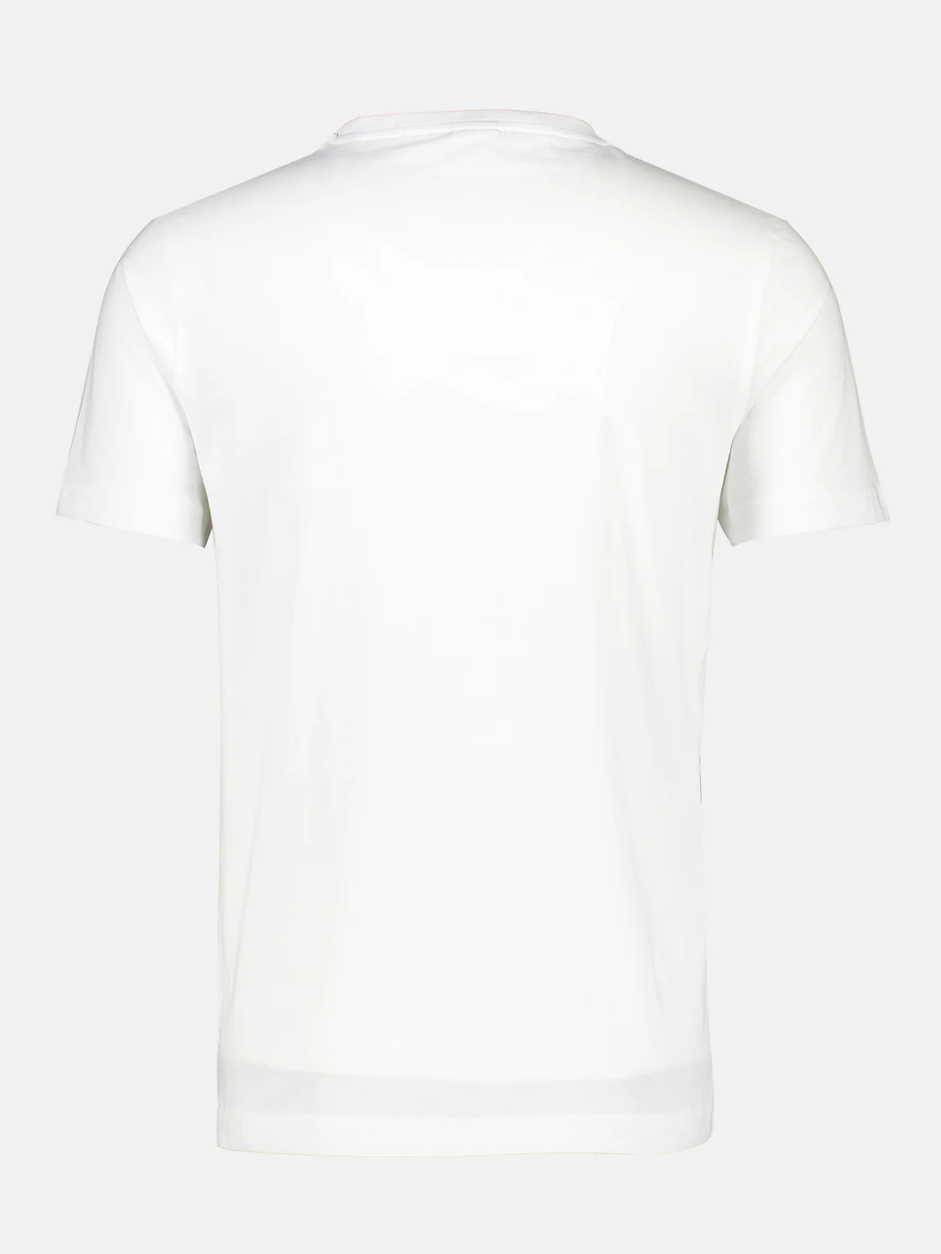 Lerros 2003000 KLASSIEK HEREN-T-SHIRT ME RONDE HALS (100 WHITE)