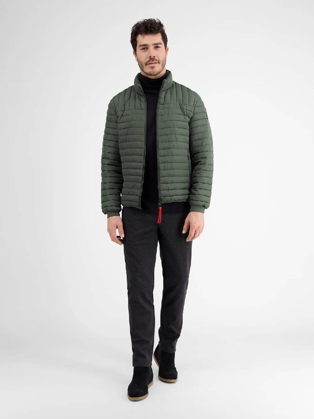 Lerros 2007040 LICHTGEWICHT BLOUSON (618 MINERAL GREEN MELANGE)