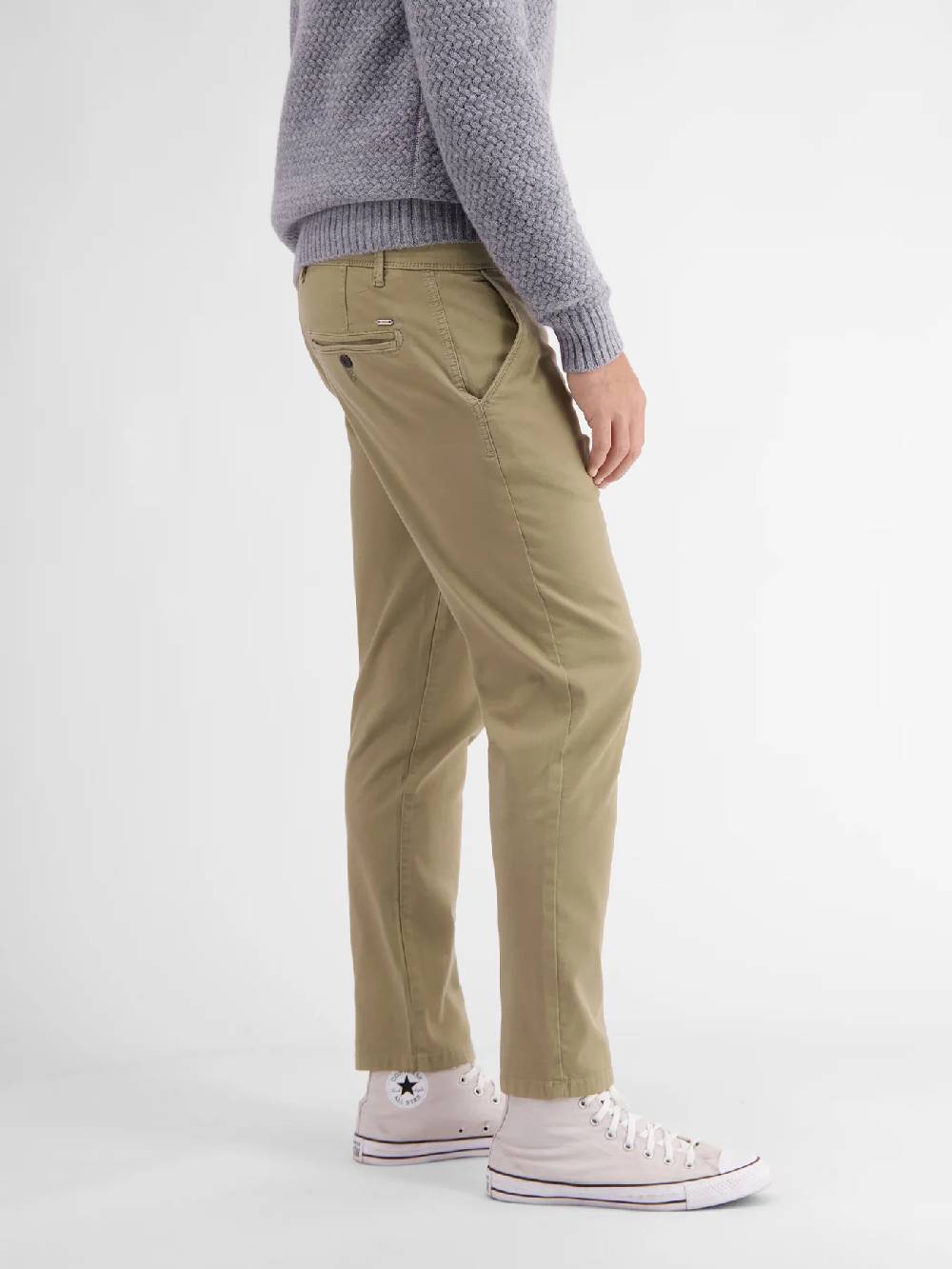 Lerros 2009166 CHINO MICROSTRUCTUUR SLIM FIT (730 SOFT BEIGE)