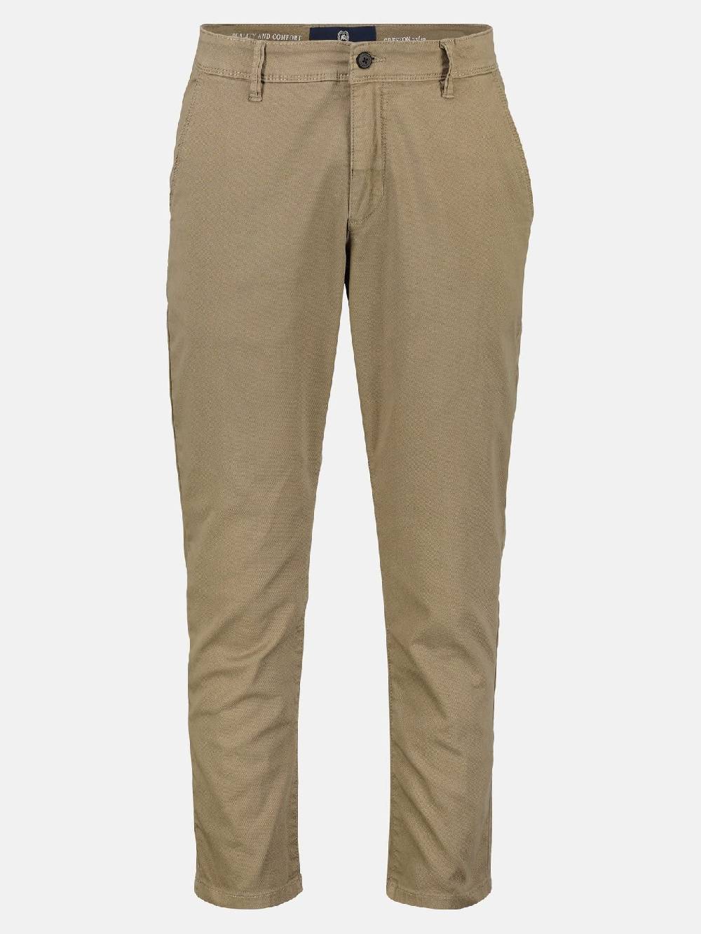 Lerros 2009166 CHINO MICROSTRUCTUUR SLIM FIT (730 SOFT BEIGE)