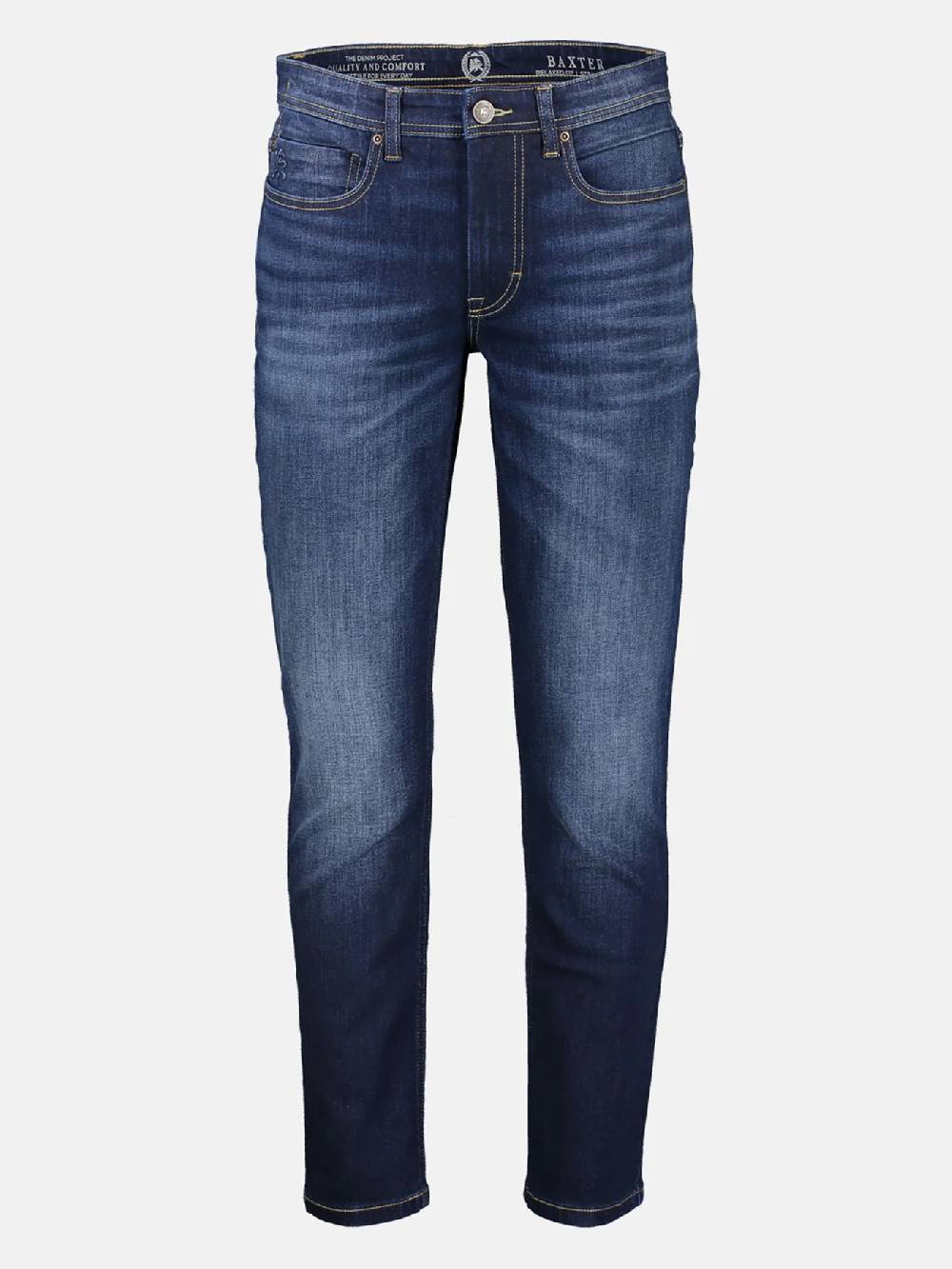 Lerros 2009329 BAXTER DENIM USED-LOOK RELAXED FIT (495 DARK BLUE)