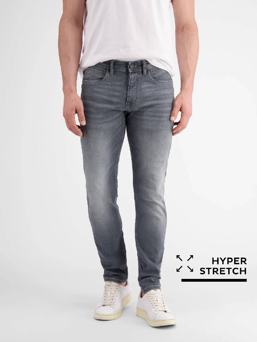 Lerros 2009365 DENIM CRIMSON HYPERSTRETCH (262 MID GREY USED)