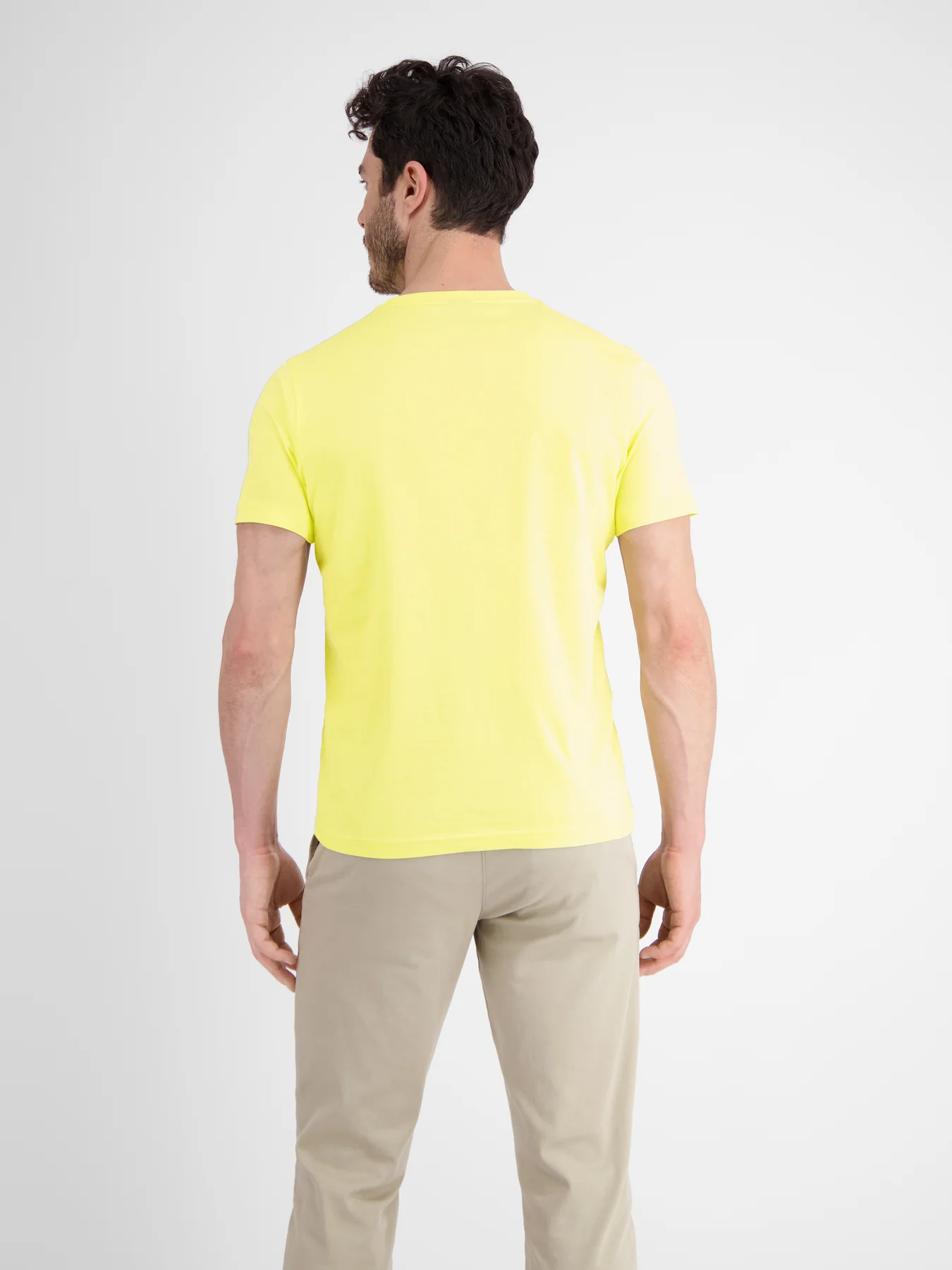 Lerros 23D3000 BASIC T-SHIRT IN VELE KLEUREN (518 PURE LEMON)