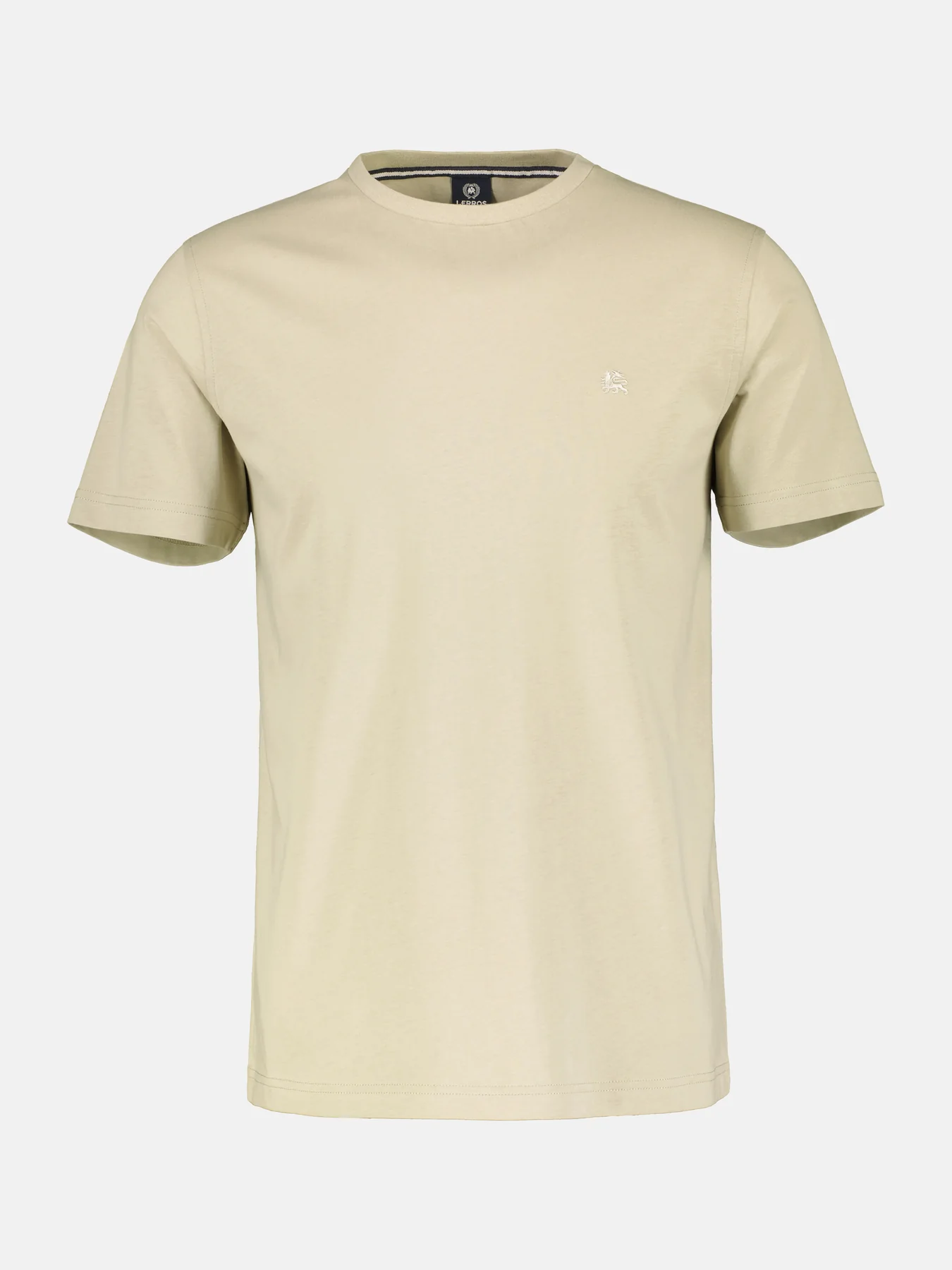 Lerros 23D3000 BASIC T-SHIRT IN VELE KLEUREN (707 SOFT STONE)