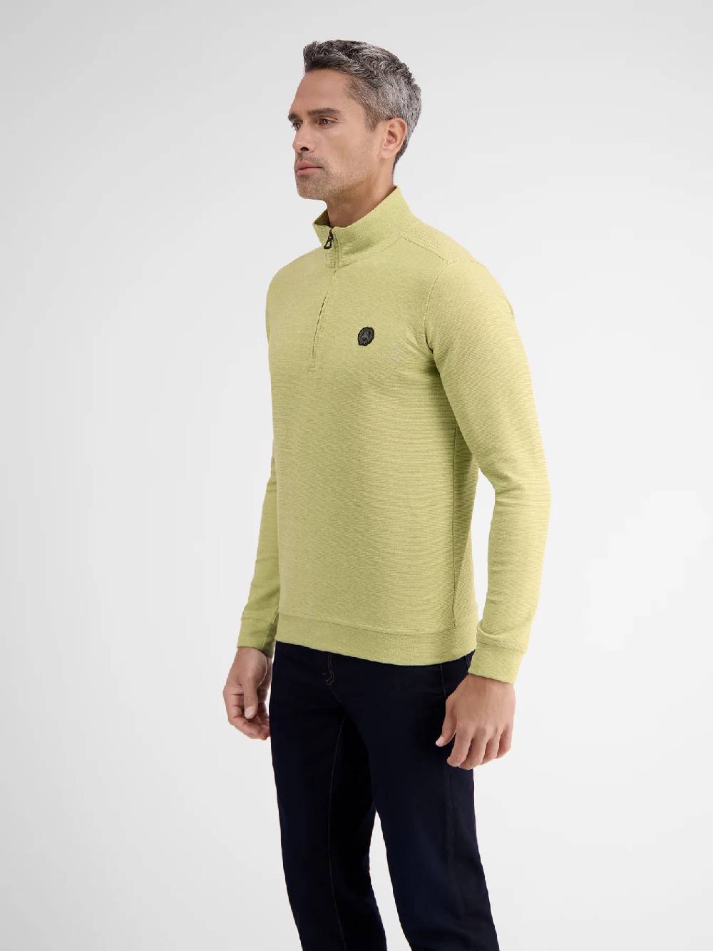 Lerros 23D4402 GESTRUCTUREERDE SWEATBROEK (518 PURE LEMON)