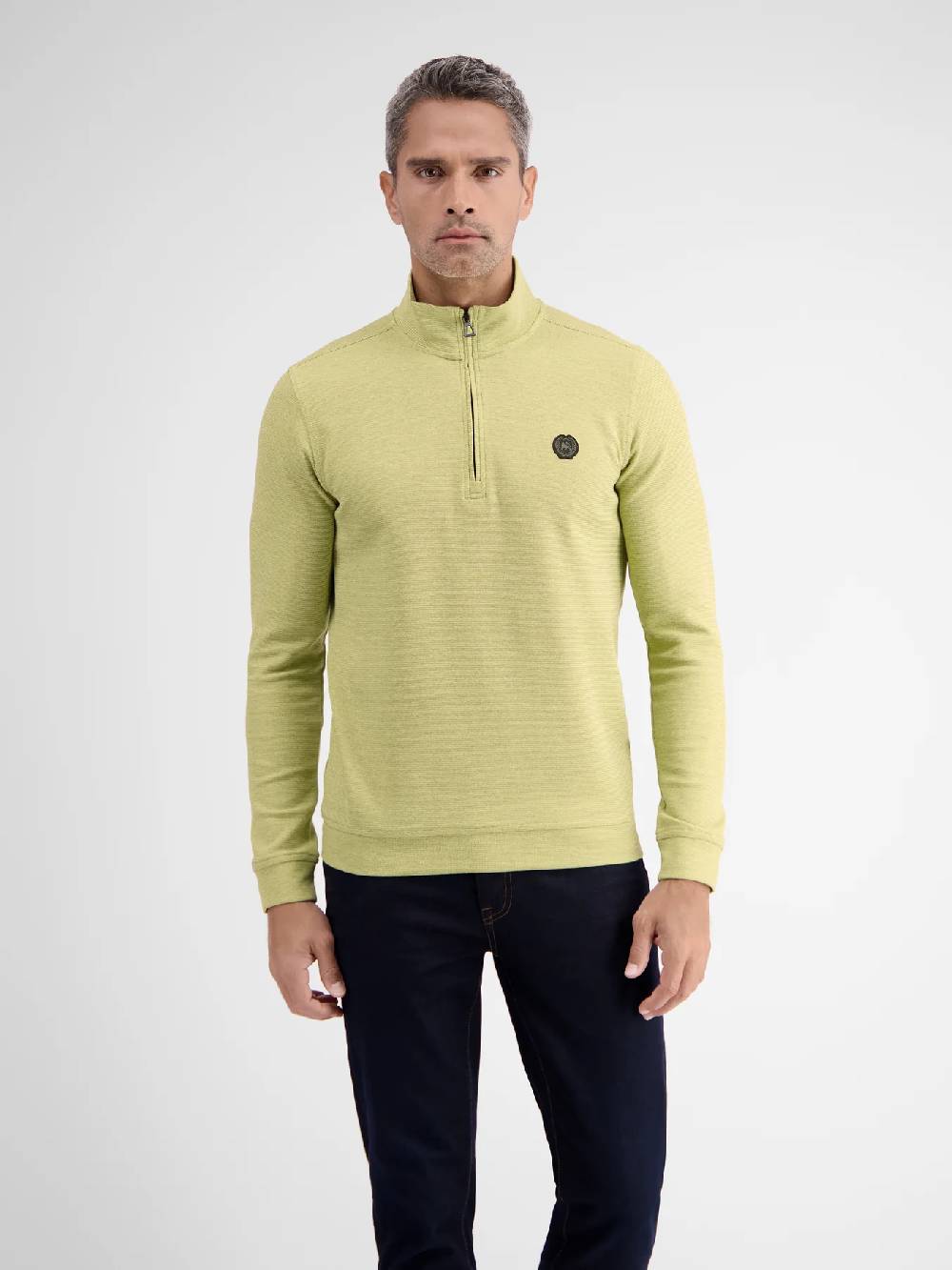 Lerros 23D4402 GESTRUCTUREERDE SWEATBROEK (518 PURE LEMON)