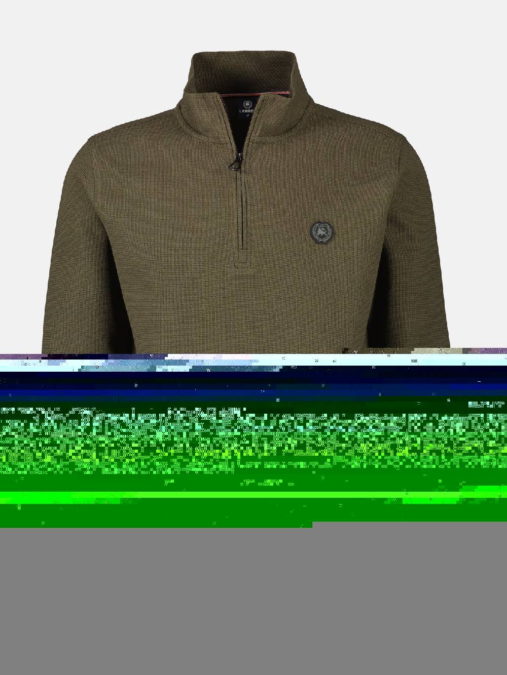 Lerros 23D4402 GESTRUCTUREERDE SWEATBROEK (659 AGED OLIVE)