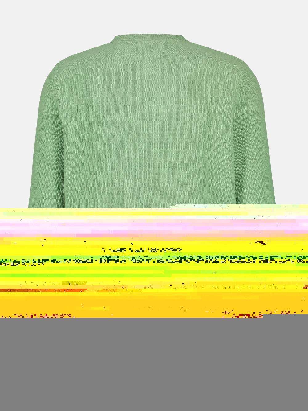 Lerros 23D5001 GEBREIDE TRUI MET RONDE HALS (612 SAGE GREEN)