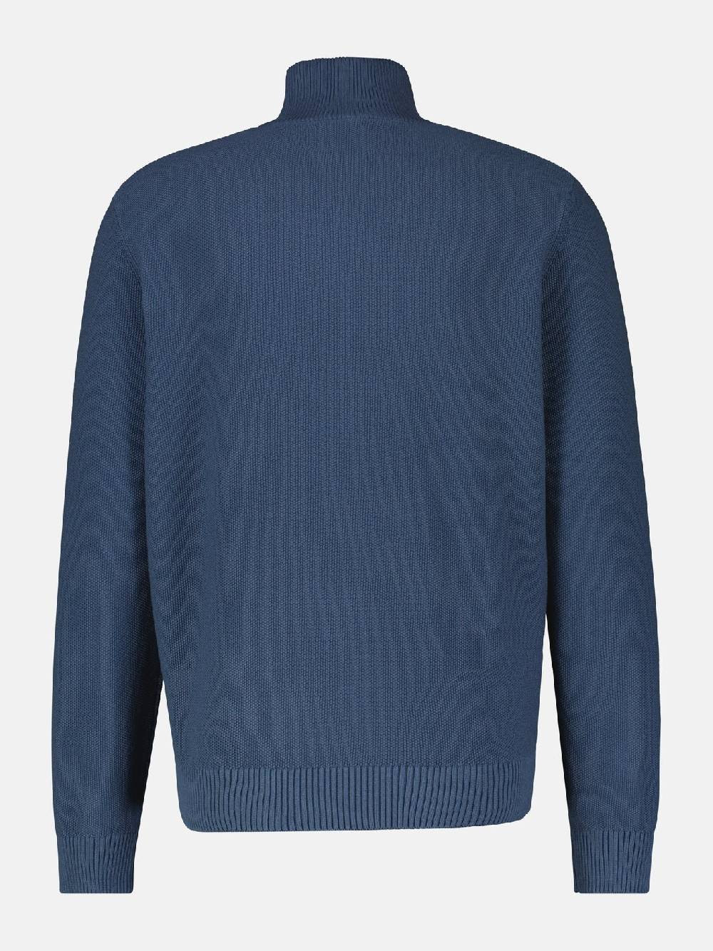 Lerros 23D5503 VEST MET OPSTAANDE KRAAG (448 STORM BLUE)