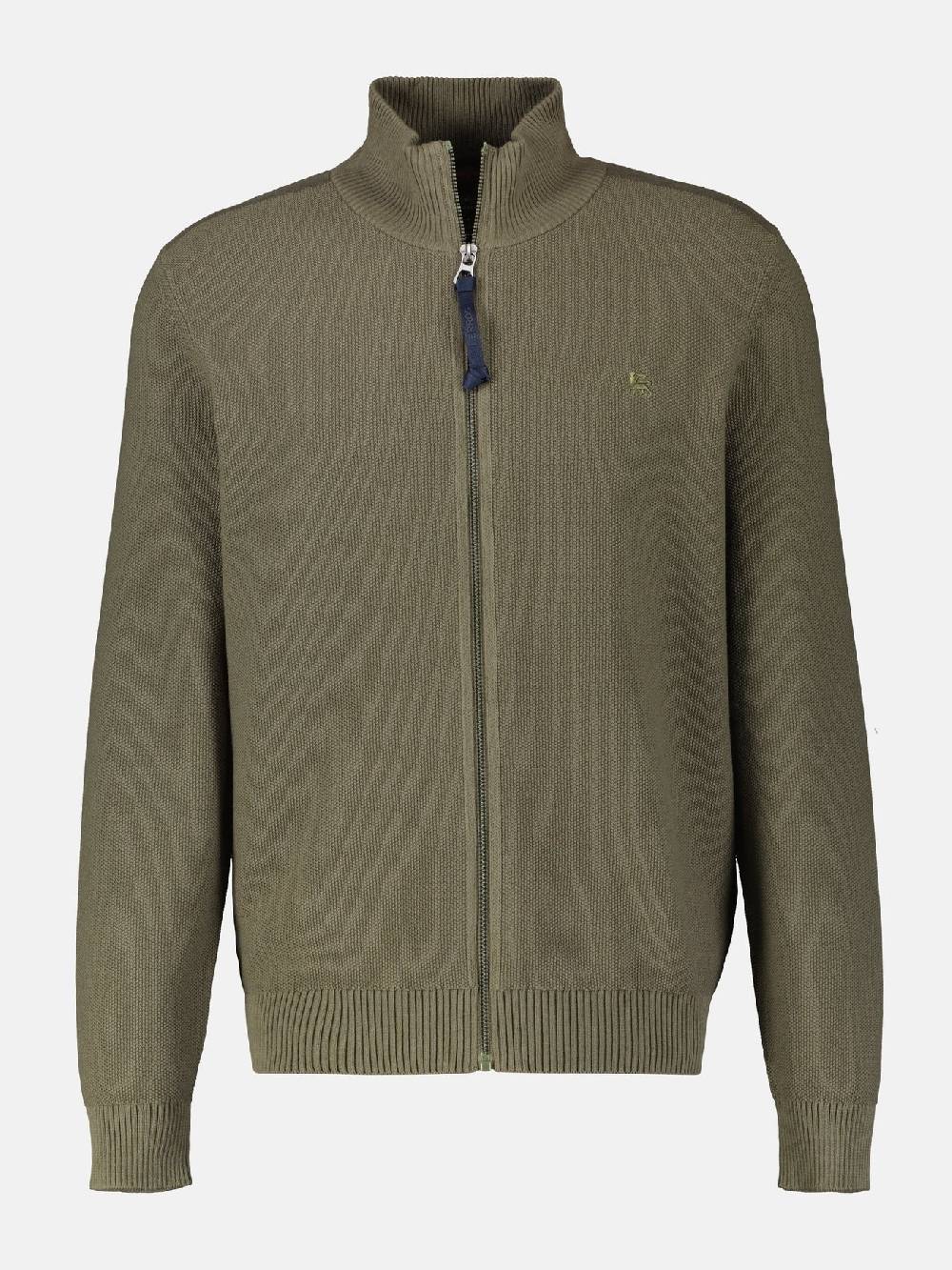 Lerros 23D5503 VEST MET OPSTAANDE KRAAG (659 AGED OLIVE)